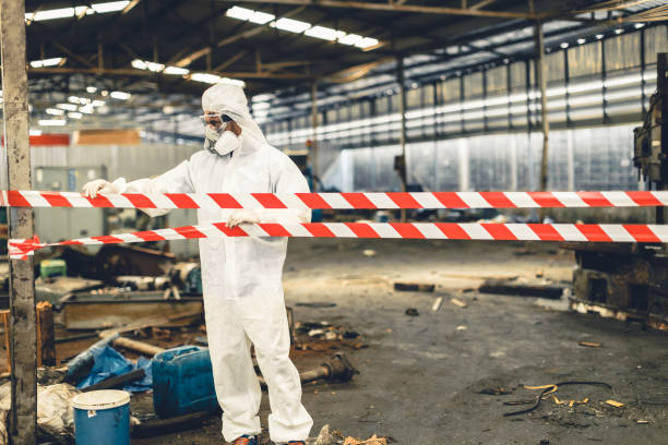 Professional Infectious Disease Decontamination technician working in Westminster, CA